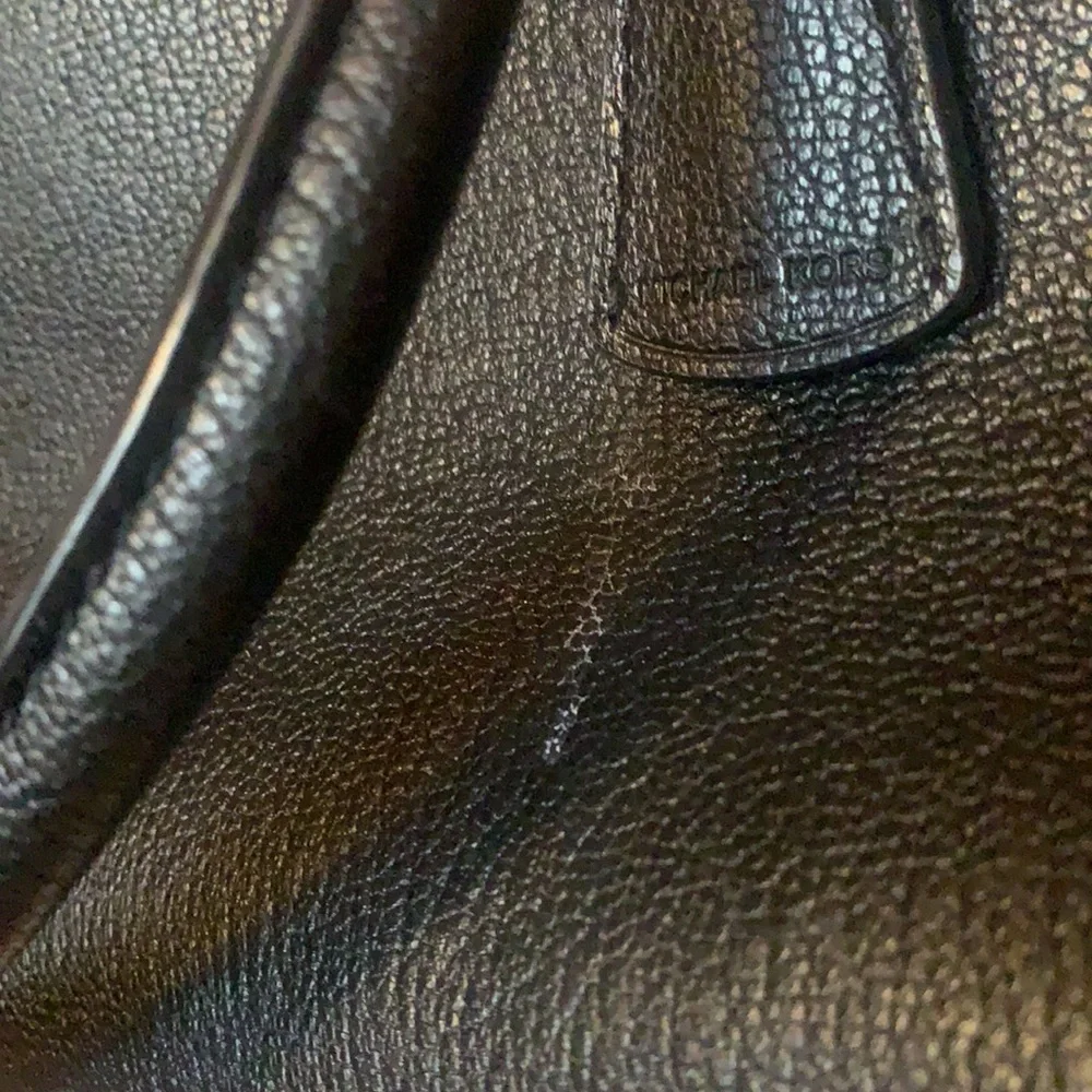 MICHAEL KORS HAMILTON SATCHEL JET SET SAFIANO LEATHER HANDBAG PURSE 16” X 13” - Picture 5 of 16